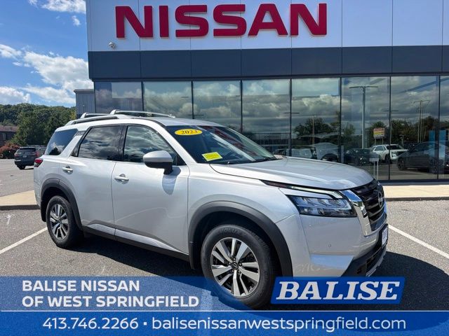 Brilliant Silver Metallic 2023 Nissan Pathfinder SUV / Crossover All-Wheel Drive 9-Speed Automatic