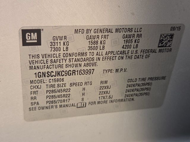 2016 Chevrolet Suburban LTZ Silver at Joe Myers Mazda Kia