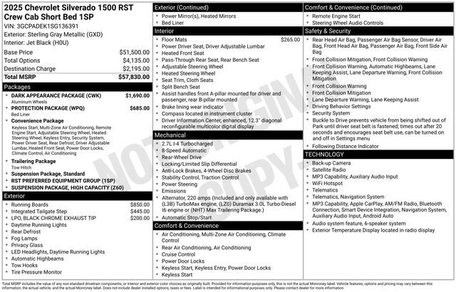 Used 2025 Gray Chevrolet RST image 16