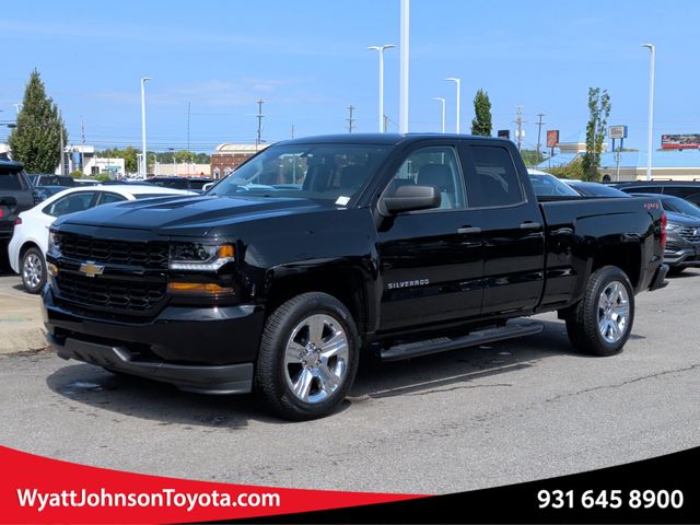 Black 2018 Chevrolet Silverado 1500 Pickup Truck Four-Wheel Drive 6-Speed Automatic Overdrive