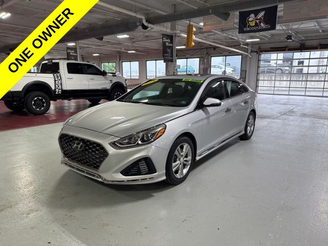 Symphony Silver 2018 Hyundai Sonata Sedan Front-Wheel Drive 6-Speed Automatic
