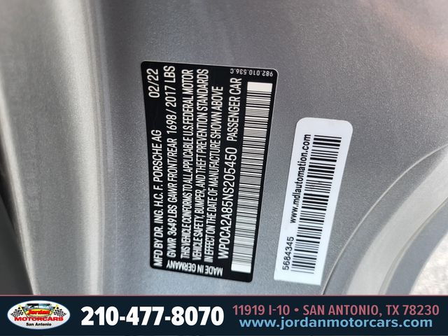Used Car 2022 Porsche 718 Boxster  T For Sale Under $80,000 In San Antonio, Texas