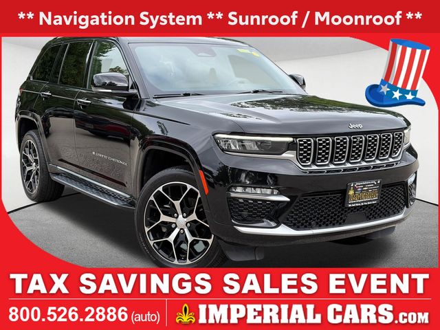 Diamond Black Crystal Pearlcoat 2022 Jeep Grand Cherokee SUV / Crossover Four-Wheel Drive 8-Speed Automatic