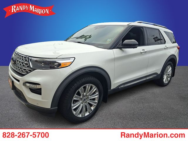 White Metallic 2020 Ford Explorer SUV / Crossover All-Wheel Drive Automatic