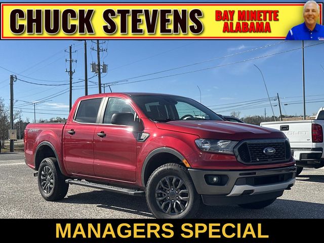 Red 2020 Ford Ranger XLT SuperCrew RWD Pickup Truck 4X2 Automatic