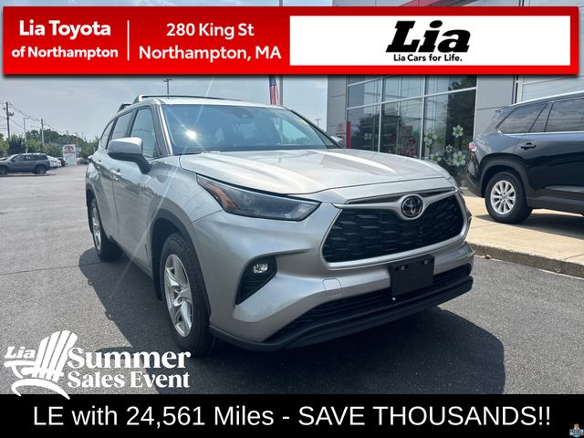 Celestial Silver Metallic 2024 Toyota Highlander SUV / Crossover All-Wheel Drive 8-Speed Automatic