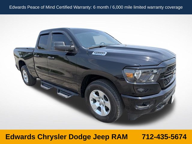 Diamond Black Crystal Pearlcoat 2023 RAM 1500 Pickup Truck Four-Wheel Drive 8-Speed Automatic
