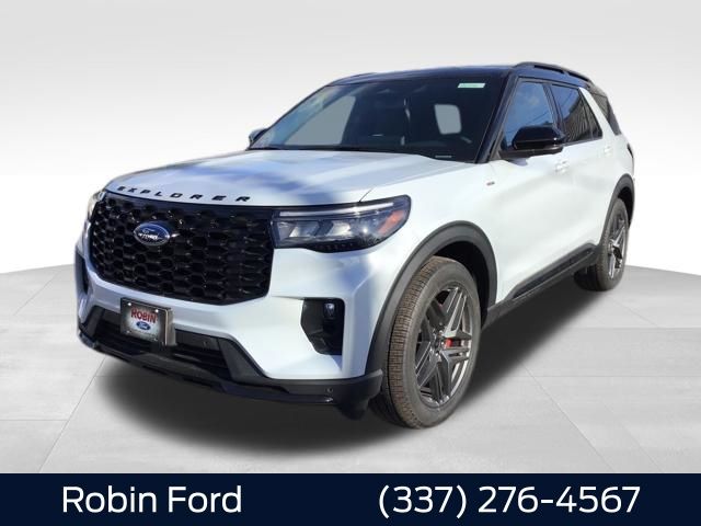 Space White Metallic 2026 Ford Explorer ST-Line RWD SUV / Crossover Rear-Wheel Drive Automatic