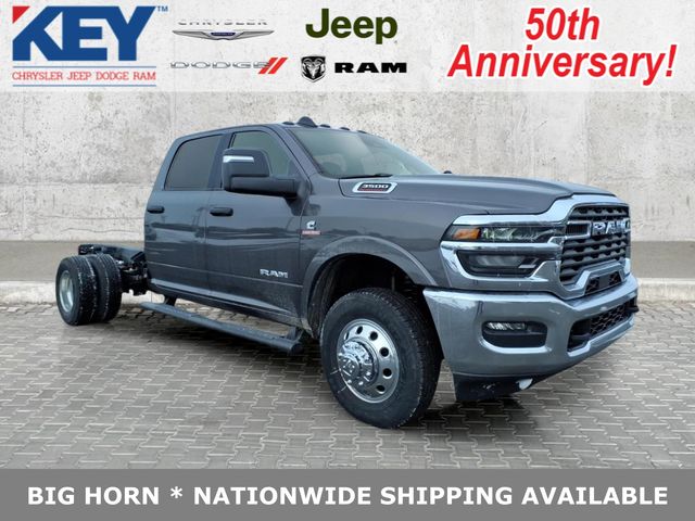 Gray (Granite Crystal Metallic Clearcoat) 2026 RAM 3500 Chassis Tradesman Crew Cab LB DRW 4WD Pickup Truck Four-Wheel Drive 8-Speed Automatic