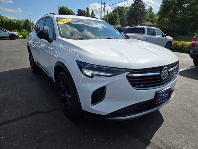 Summit White 2022 Buick Envision SUV / Crossover Front-Wheel Drive 9-Speed Automatic