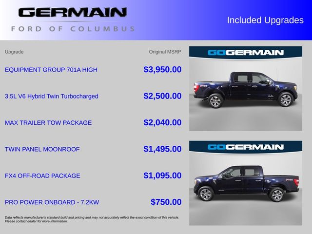 Certified Used 2023 Blue Ford Platinum image 38
