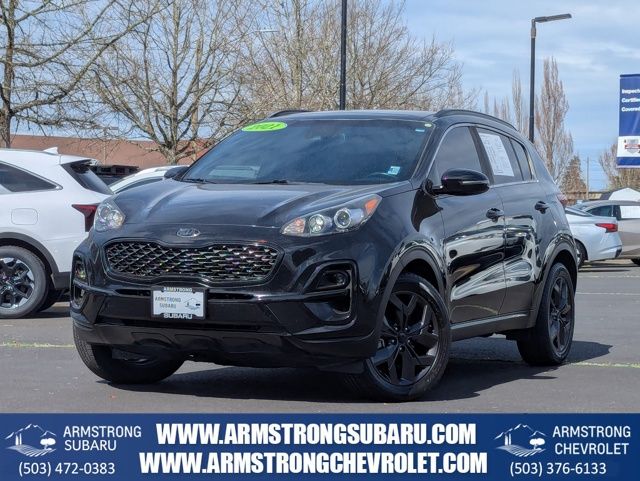 Black Cherry Pearl 2021 Kia Sportage S AWD SUV / Crossover All-Wheel Drive 6-Speed Automatic Overdrive