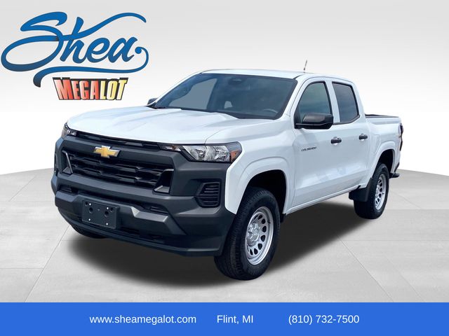 Summit White 2024 Chevrolet Colorado Pickup Truck Four-Wheel Drive 8-Speed Automatic