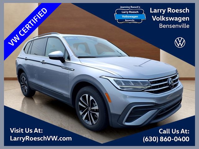 Pyrite Silver Metallic 2024 Volkswagen Tiguan SUV / Crossover Front-Wheel Drive 8-Speed Automatic