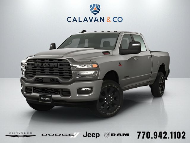 Ceramic Gray Clearcoat 2025 RAM 2500 Big Horn Crew Cab 4WD Pickup Truck Four-Wheel Drive 8-Speed Automatic