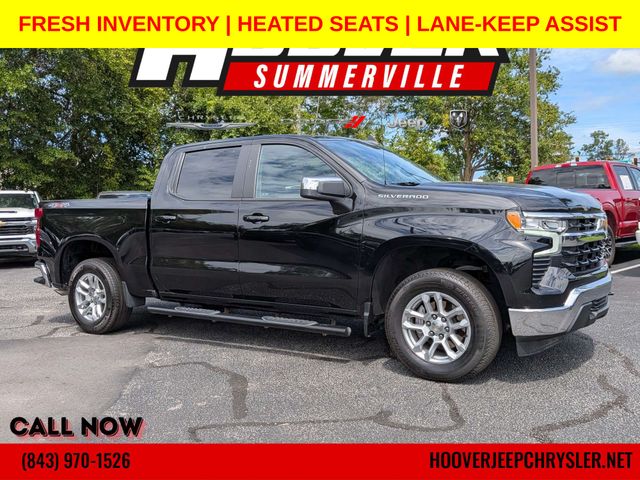 Black 2023 Chevrolet Silverado 1500 Pickup Truck Four-Wheel Drive 8-Speed Automatic