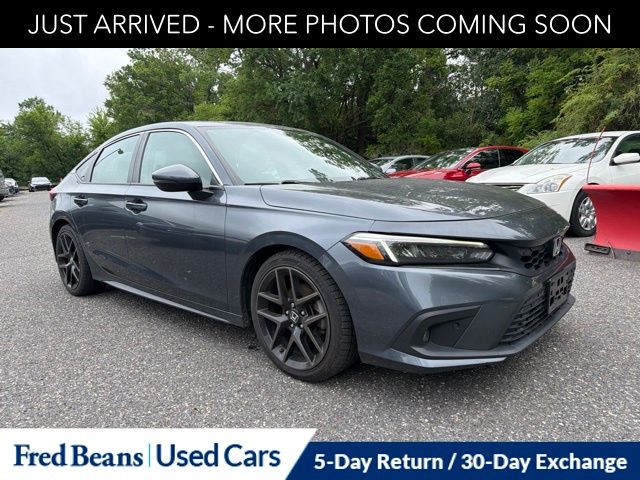 Gray 2023 Honda Civic Hatchback Hatchback Front-Wheel Drive Continuously Variable Transmission