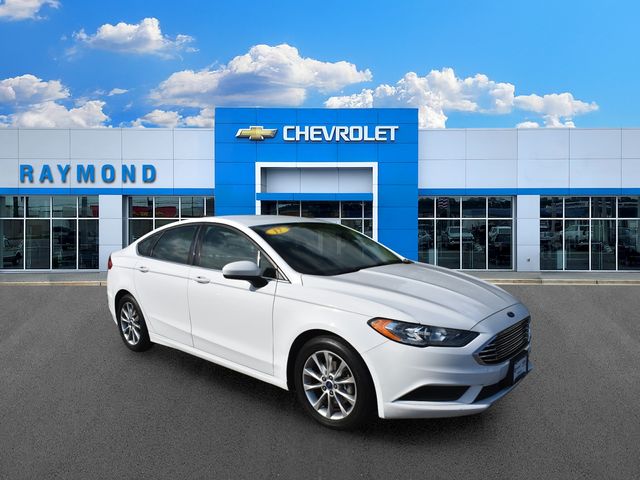 Oxford White 2017 Ford Fusion Sedan Front-Wheel Drive 6-Speed Automatic