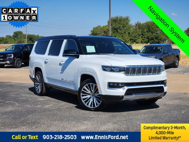 Bright White Clearcoat 2024 Jeep Grand Wagoneer L SUV / Crossover Four-Wheel Drive 8-Speed Automatic