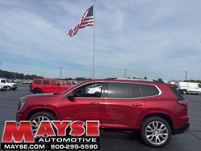 Volcanic Red 2025 GMC Acadia Denali FWD SUV / Crossover Front-Wheel Drive 8-Speed Automatic