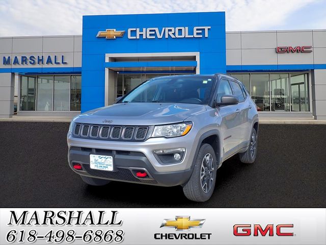 Billet Silver Metallic Clearcoat 2019 Jeep Compass Trailhawk 4WD SUV / Crossover Four-Wheel Drive 9-Speed Automatic