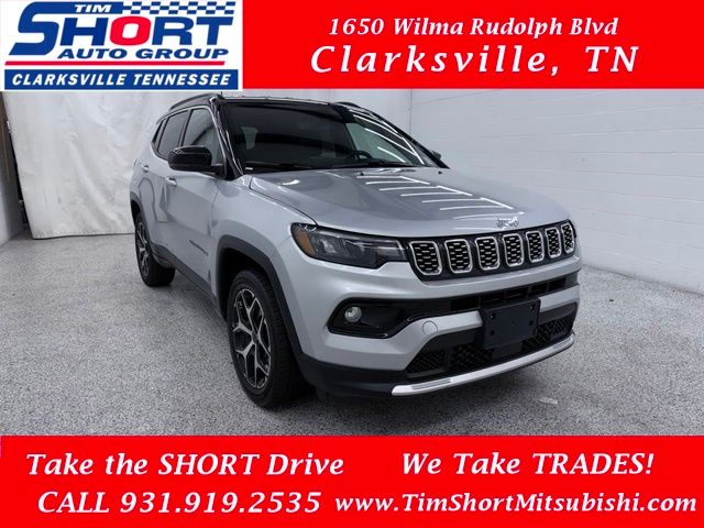 Silver Zynith Metallic Clearcoat 2025 Jeep Compass SUV / Crossover Four-Wheel Drive 8-Speed Automatic
