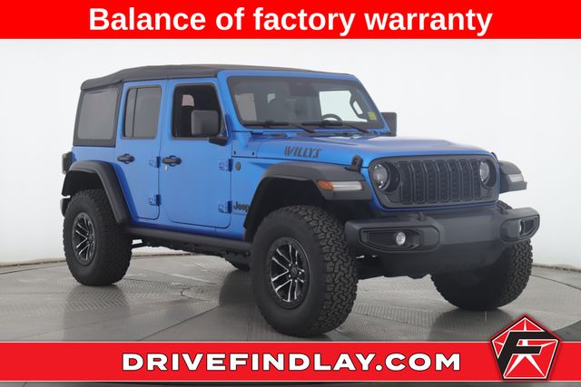 Hydro Blue Pearl Coat 2026 Jeep Wrangler SUV / Crossover Four-Wheel Drive 8-Speed Automatic