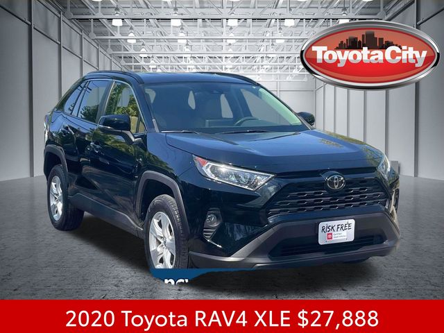 Midnight Black Metallic 2020 Toyota RAV4 SUV / Crossover All-Wheel Drive 8-Speed Automatic
