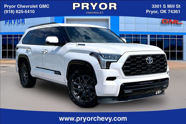 Pearl 2023 Toyota Sequoia SUV / Crossover Four-Wheel Drive Automatic
