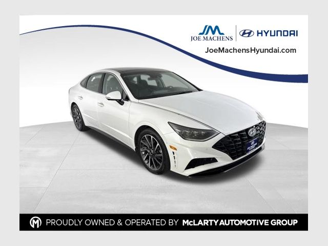 Quartz White 2022 Hyundai Sonata Sedan Front-Wheel Drive 8-Speed Automatic