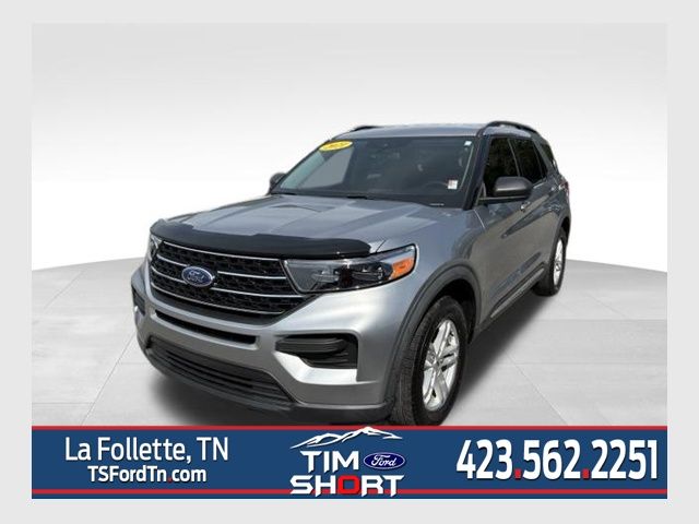 Silver Metallic 2021 Ford Explorer SUV / Crossover Rear-Wheel Drive Automatic