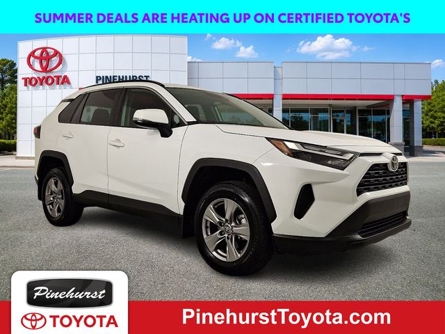 White 2025 Toyota RAV4 SUV / Crossover Front-Wheel Drive 8-Speed Automatic