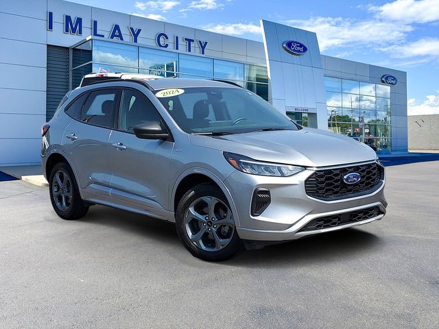Iconic Silver Metallic 2024 Ford Escape SUV / Crossover All-Wheel Drive 8-Speed Automatic