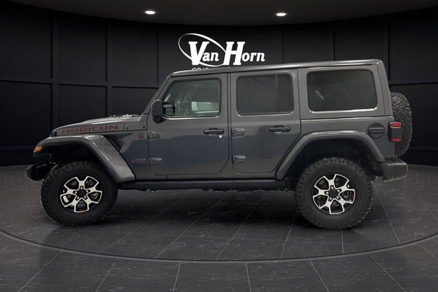 Used 2021 Granite Crystal Metallic Clearcoat Jeep Unlimited Rubicon image 12