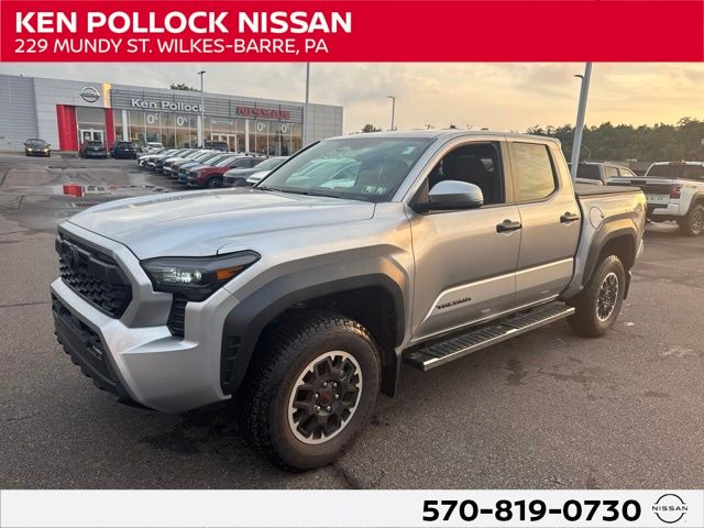 Celestial Silver Metallic 2025 Toyota Tacoma Pickup Truck Four-Wheel Drive 8-Speed Automatic