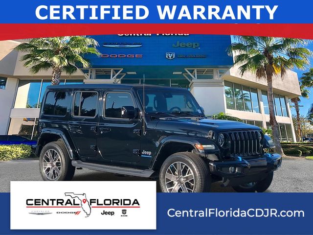 Black Clearcoat 2023 Jeep Wrangler 4xe High Altitude 4WD SUV / Crossover Four-Wheel Drive 8-Speed Automatic