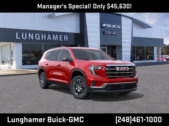 Volcanic Red Tintcoat 2026 GMC Acadia SUV / Crossover Four-Wheel Drive 8-Speed Automatic