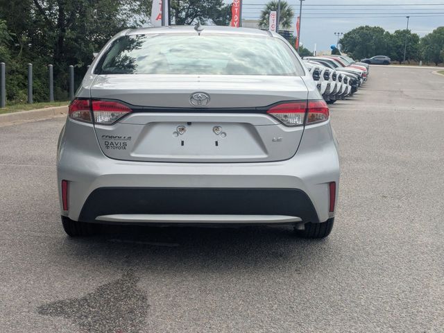 2021 Toyota Corolla LE Silver at Davis Toyota of Orangeburg