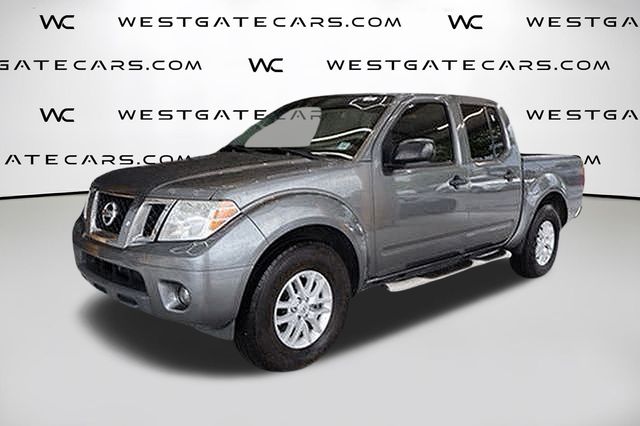 Gray (Gun Metallic) 2019 Nissan Frontier SV V6 Crew Cab RWD Pickup Truck 4X2 5-Speed Automatic Overdrive