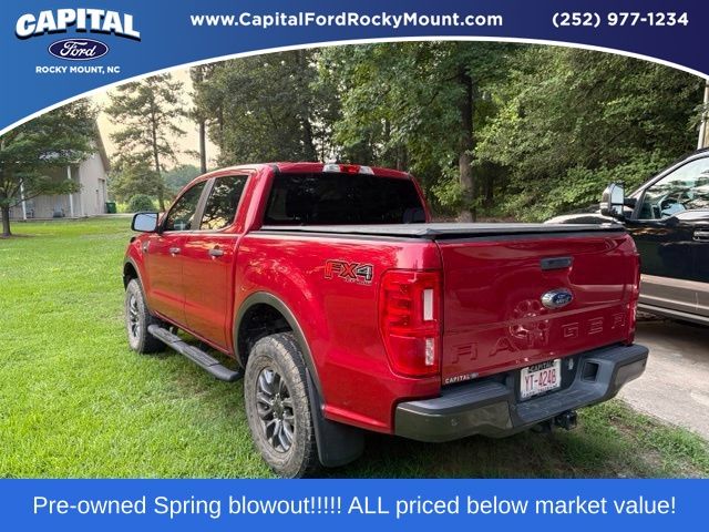 Red Metallic 2020 Ford Ranger Pickup Truck Four-Wheel Drive Automatic