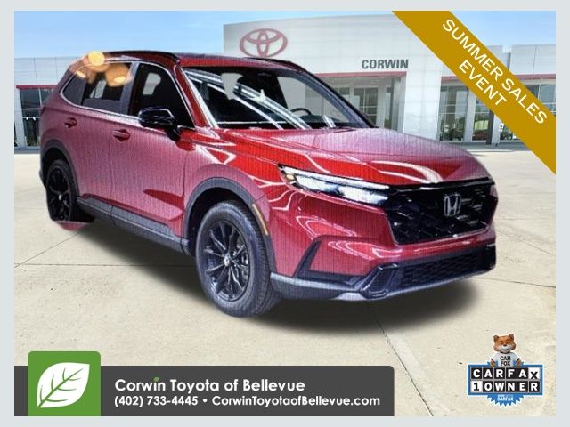 Red 2025 Honda CR-V Hybrid SUV / Crossover All-Wheel Drive Continuously Variable Transmission