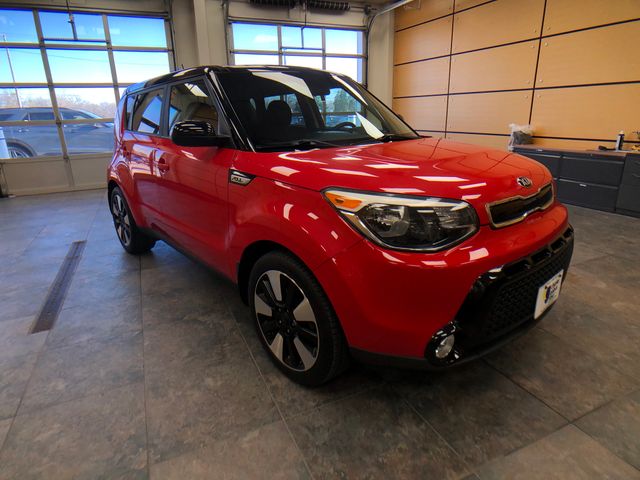 Inferno Red w/Black Roof 2016 Kia Soul + Wagon Front-Wheel Drive 6-Speed Automatic
