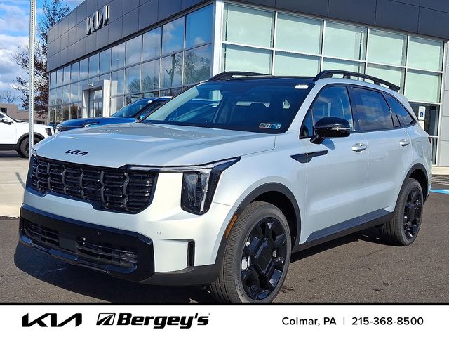 White (Ivory Silver) 2026 Kia Sorento X-Line EX AWD SUV / Crossover All-Wheel Drive 8-Speed Dual Clutch