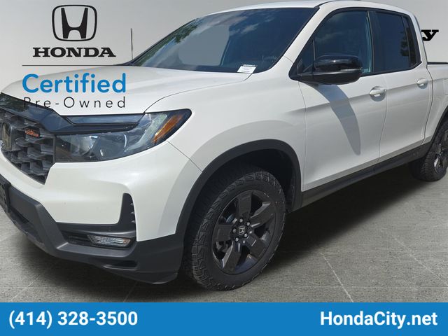 Gray (PLATINUM WHT PR) 2026 Honda Ridgeline Pickup Truck All-Wheel Drive 9-Speed Automatic