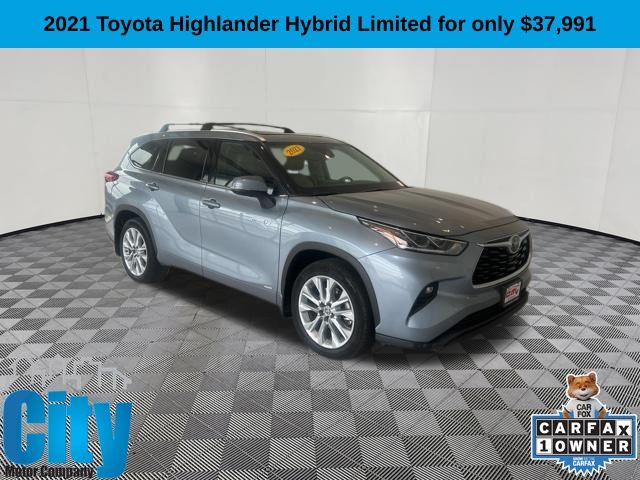 Moon Dust 2021 Toyota Highlander Hybrid Limited AWD SUV / Crossover All-Wheel Drive Continuously Variable Transmission