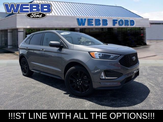 Carbonized Gray Metallic 2023 Ford Edge SUV / Crossover All-Wheel Drive 8-Speed Automatic