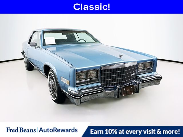 Blue 1985 Cadillac Eldorado Coupe Front-Wheel Drive 4-Speed Automatic