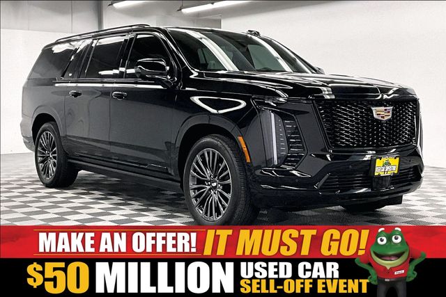Black Raven 2025 Cadillac Escalade ESV SUV / Crossover Four-Wheel Drive 10-Speed Automatic