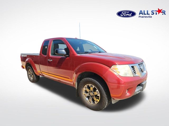 Lava Red 2014 Nissan Frontier Pickup Truck 4X2 5-Speed Automatic Overdrive