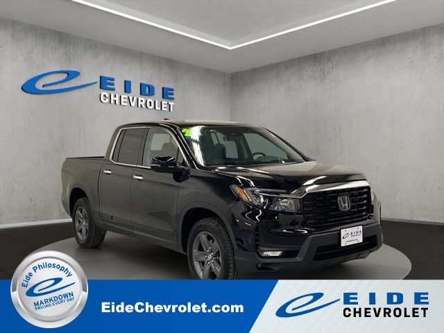 Crystal Black Pearl 2023 Honda Ridgeline RTL-E AWD Pickup Truck All-Wheel Drive 9-Speed Automatic